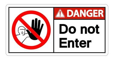 do not enter symbol