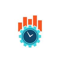 productivity and efficiency concept, vector icon