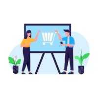 Design and manufacture of digital products vector illustration