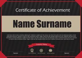 certificate of appreciation template, multipurpose certificate border with badge design vector