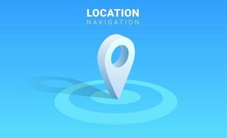 Location Pointer Icon Design vector