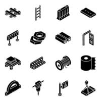 Building Material Elements vector