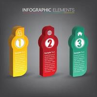 modern text box template, banner Infographics vector