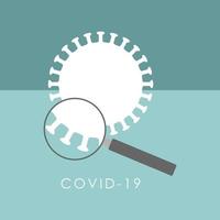 BANNER ON COVID 19 IN VECTOR