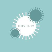 BANNER ON COVID 19 IN VECTOR