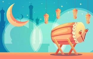 Beautiful Bedug Background vector