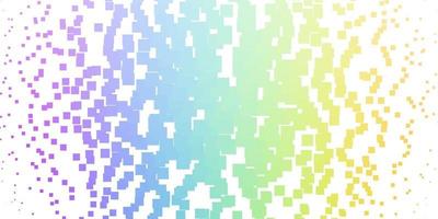 Light Multicolor vector backdrop with rectangles.