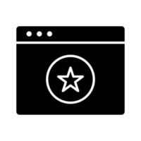 Browser Rating Icon vector