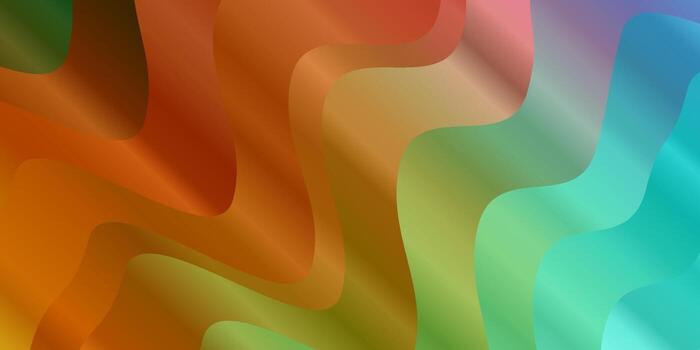 plantilla de vector multicolor claro con líneas.
