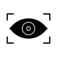Eye Scan Icon vector