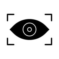 Eye Scan Icon vector