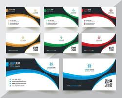 Corporate And Creative Modern And Professional Business Card Templates vector