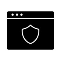 Browser Security Icon vector