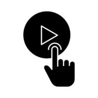 Video Player Icon vector