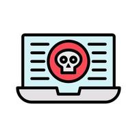 Cyber Attack Icon vector