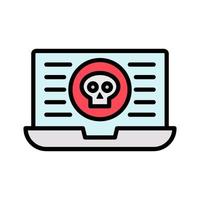 Cyber Attack Icon vector