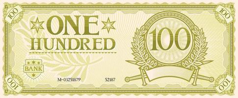 One Hundred Banknote