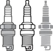 Spark Plug set vector