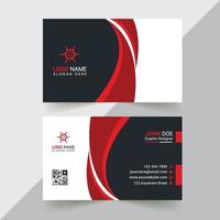Modern And Professional Business Card Design Template vector