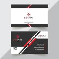 Minimal Business Card Design Template vector