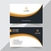 Minimal Business Card Design Template vector