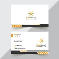 plantilla de diseño de tarjeta de visita mínima vector