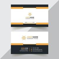 Plantillas de tarjetas de visita corporativas y creativas modernas y profesionales. vector