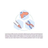 Spreading hepatitis virus concept line icons with text vector