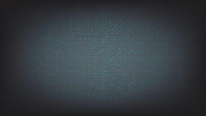 Dark Gray Circuit Microchip Technology Background