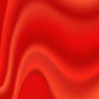 Vector image of flying fabric of bright red color