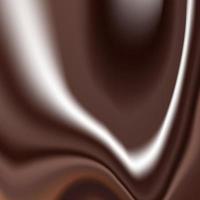 Imagen de fondo vectorial que ilustra la masa de chocolate líquido con chispas vector