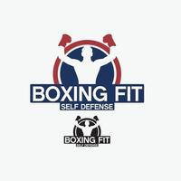 BOXING Badges Logos vector design templates