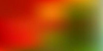 Light green, yellow vector abstract blur backdrop.