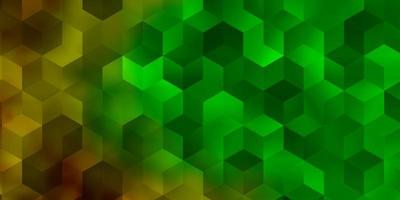 Dark Multicolor vector backdrop with hexagons.