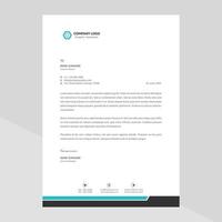 Elegant letterhead template design in minimalist style Free Vector