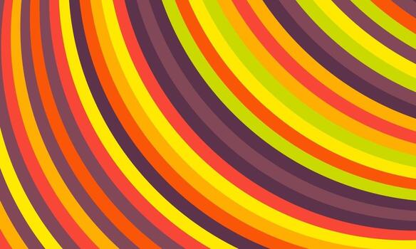 hermoso patrón curvo con líneas de colores vector