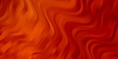 Light Orange vector backdrop with curves.