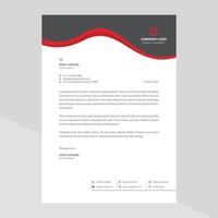 Elegant letterhead template design in minimalist style Free Vector