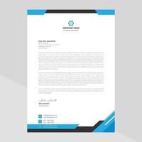 Letterhead template in flat style Free Vector