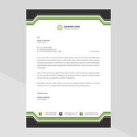 Modern company letterhead vector