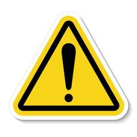 Symbol Warning sign vector