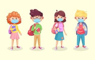 Students in New Normal Protocol Character