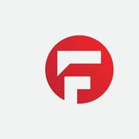 Letter F logo icon design template vector