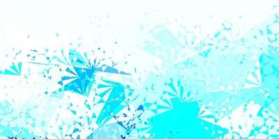 Light BLUE vector background with triangles.