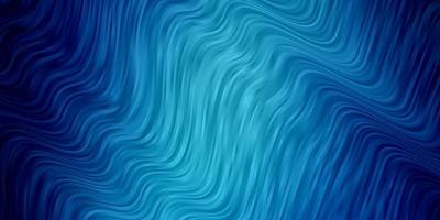 Dark BLUE vector texture with curves.