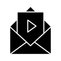 icono de marketing por correo electrónico vector