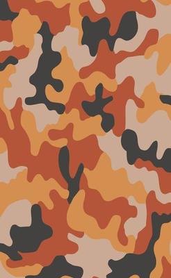 Military camouflage texture khaki print background - Vector