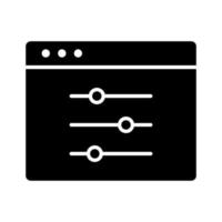 Application Configuration Icon vector