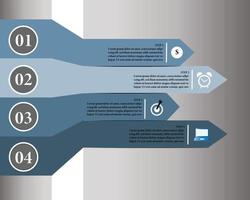 Infographics for business presentation vector