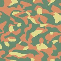 Fondo de impresión de color caqui de textura de camuflaje militar - vector